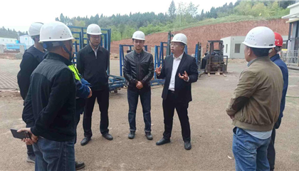 石鎮(zhèn)槐、陳箐帶隊(duì)暗訪督導(dǎo)重大項(xiàng)目建設(shè)和安全生產(chǎn)工作